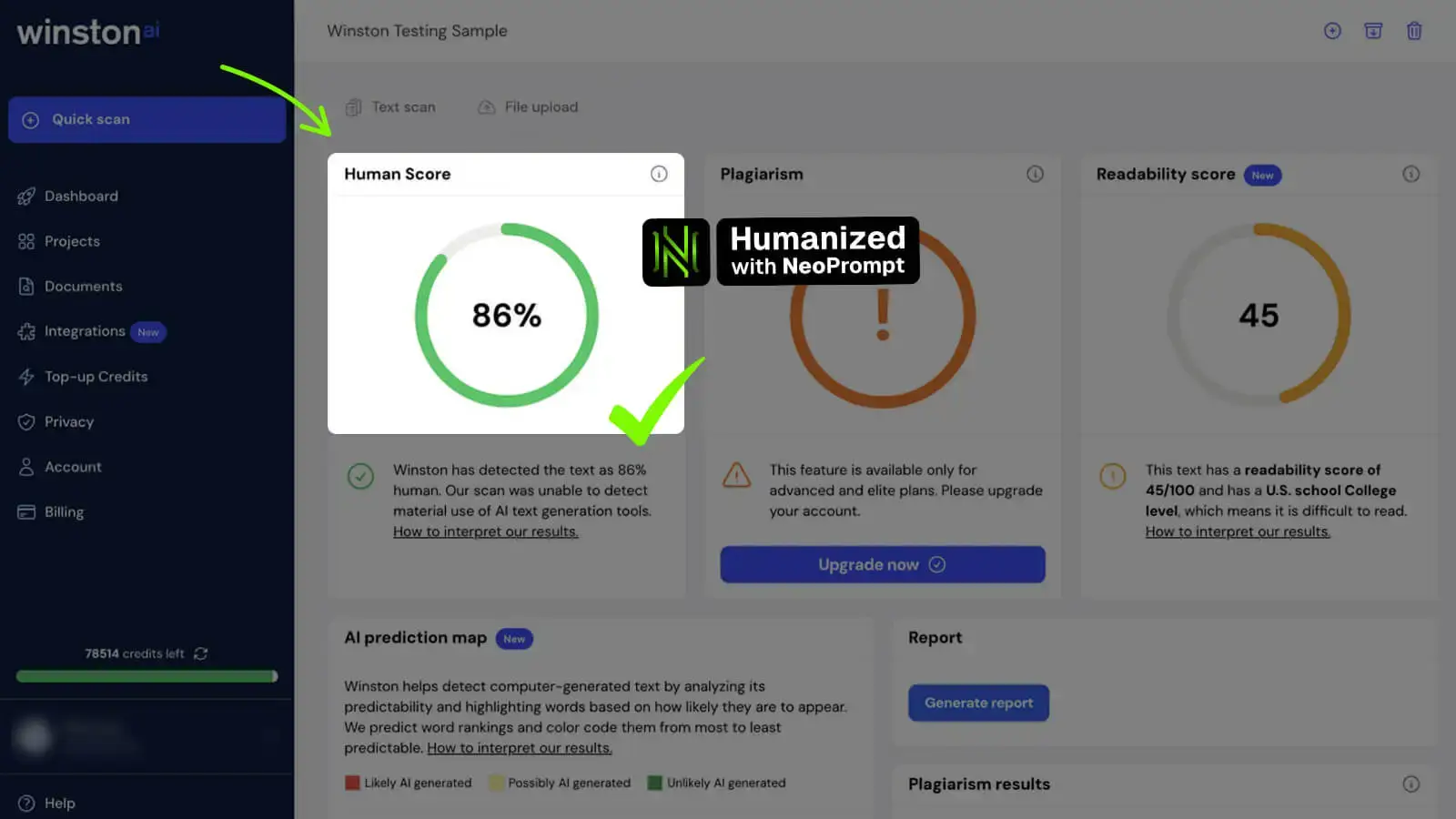 winston detector screenshot